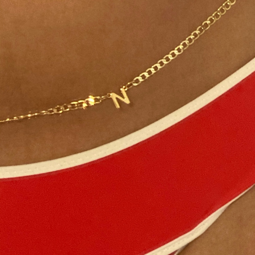 Handmade initial waist chain